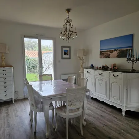 Maison De La Frandiere-98m2-6 Pers-3 Ch-2 Sdb-2 Wc-wi-fi-500 Metres De La Prázdninový dům Barbâtre