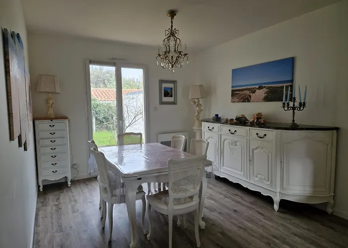 Maison De La Frandiere-98m2-6 Pers-3 Ch-2 Sdb-2 Wc-wi-fi-500 Metres De La Prázdninový dům Barbâtre